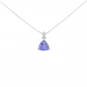 K18WG タンザナイト ネックレス 1.00CT