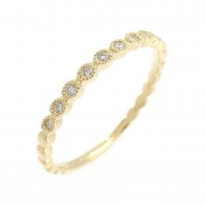 【リメイク】K18YG ダイヤモンド リング 0.10CT