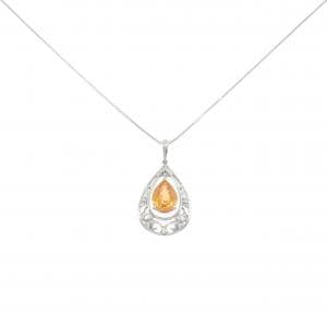 PT900/PT850 ガーネット ネックレス 2.42CT