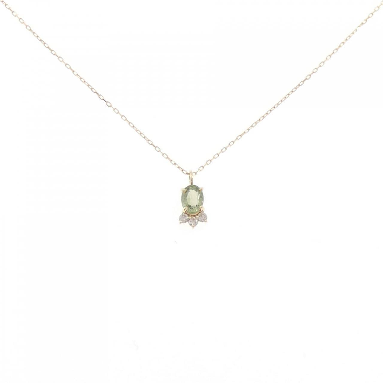 K10YG サファイヤ ネックレス