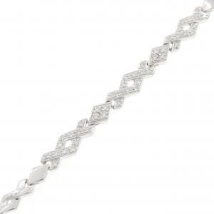 K14WG ダイヤモンド ブレスレット 0.25CT