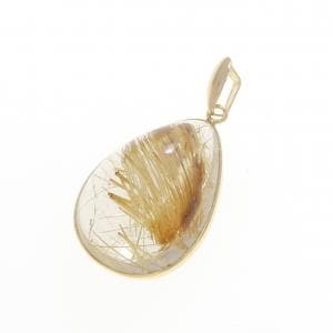 K18YG ルチルクオーツ ペンダント