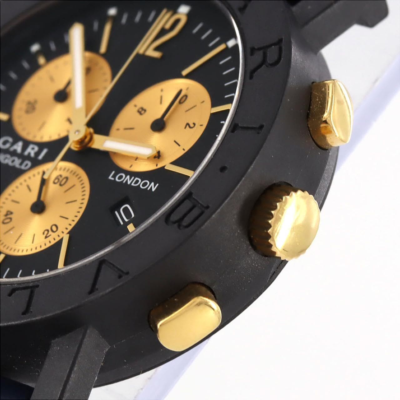 【ノーメンテナンス還元価格】ブルガリ カーボンゴールド LONDON" LIMITED" BB38CLCH その他 クォーツ