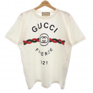 グッチ GUCCI コットンジャージー'GUCCI FIRENZE 1921'Tシャツ 616036 XJD7T Tシャツ