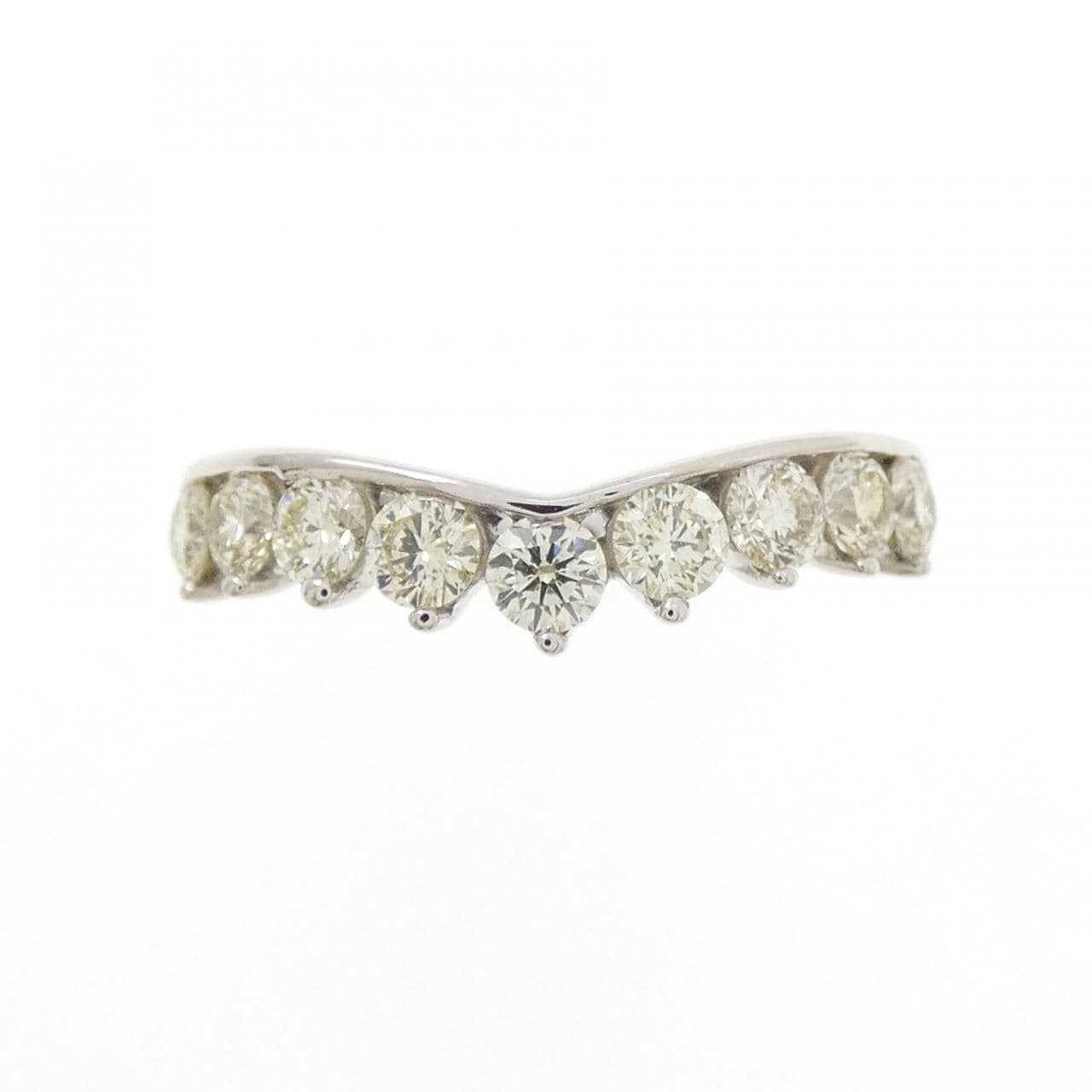 K18WG ダイヤモンド リング 0.72CT
