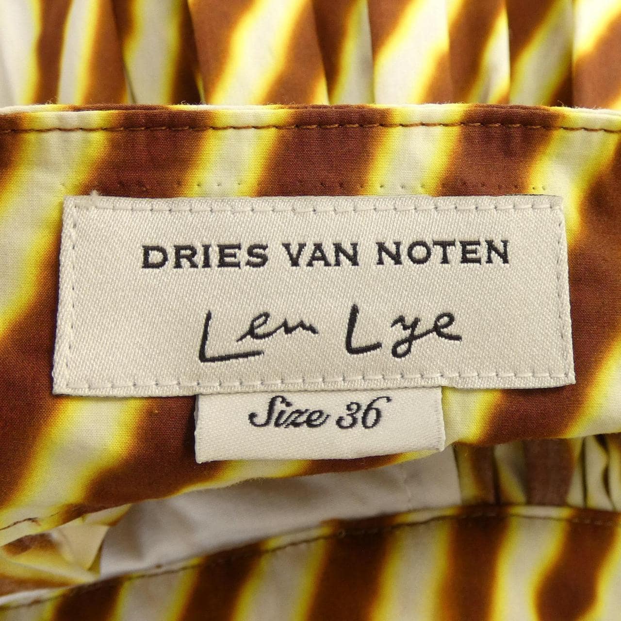 ドリスヴァンノッテン DRIES VAN NOTEN Len Lye スカート