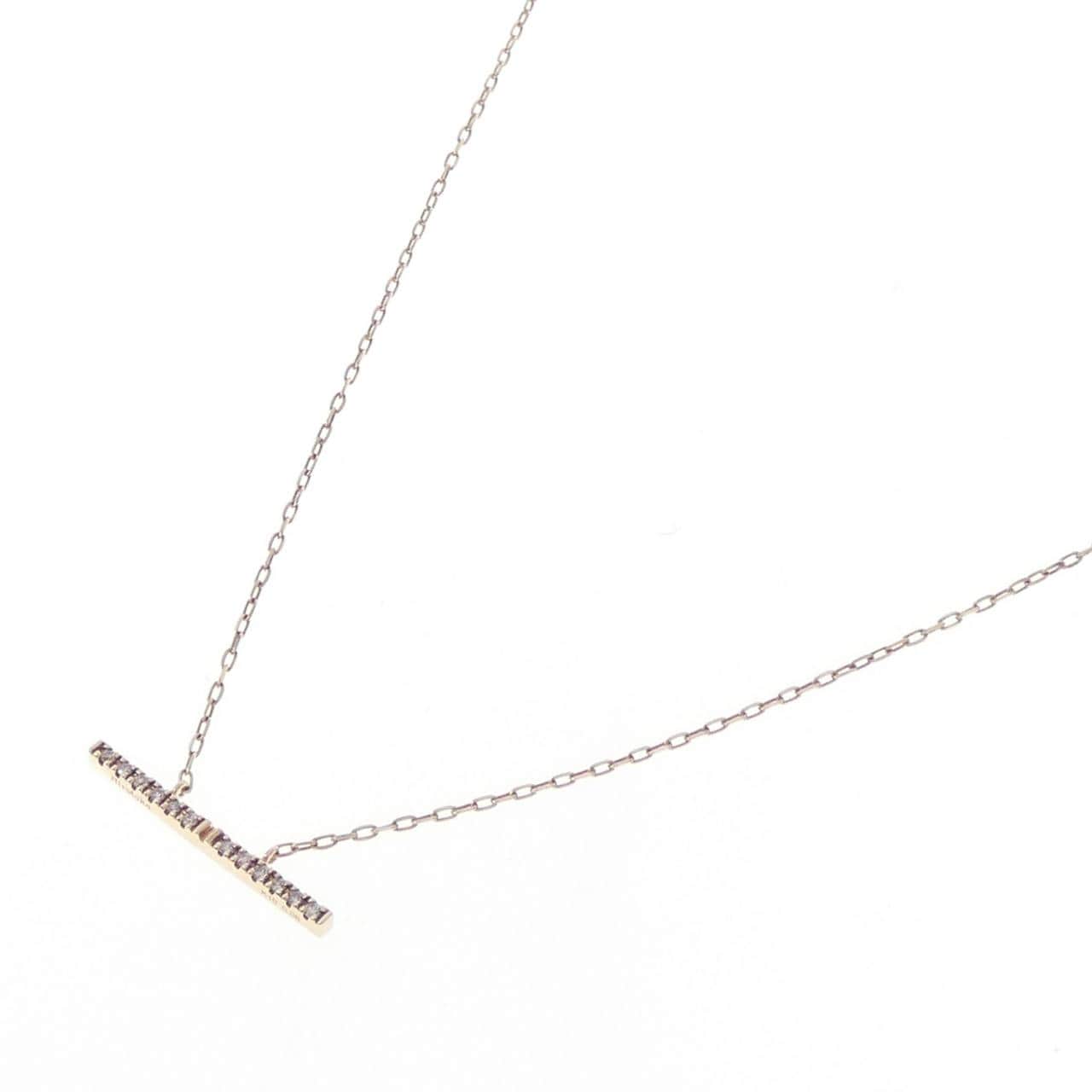ヒロタカ トラペーズ ネックレス 0.06CT