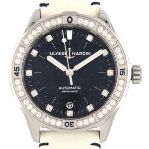 ユリス･ナルダン ダイバースターリーナイト 8163-182B1-3A/1A SS 自動巻