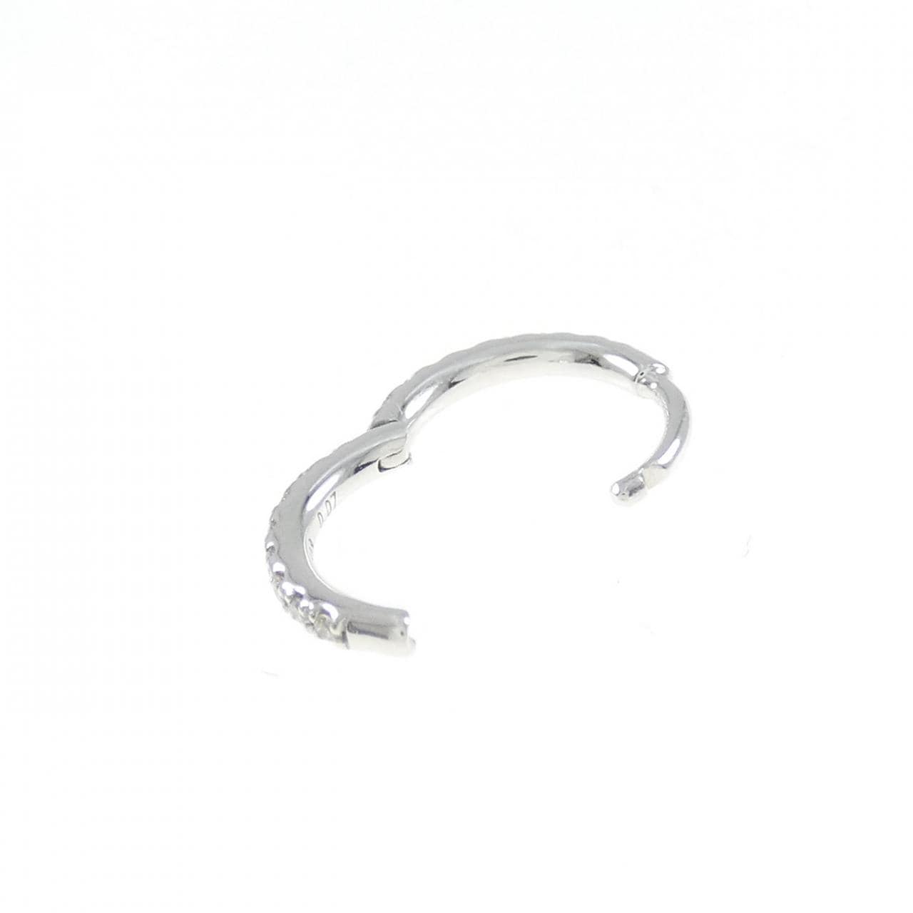 ヒロタカ マンハッタン ピアス 0.07CT 片耳