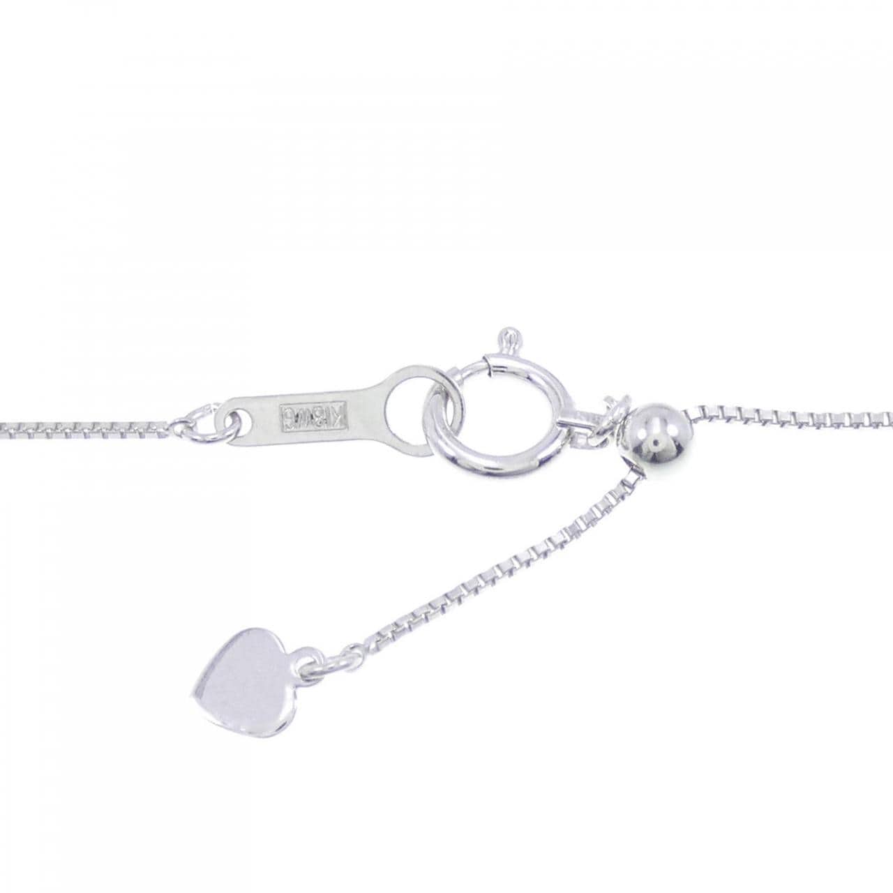 K18WG Garnet necklace 1.63CT
