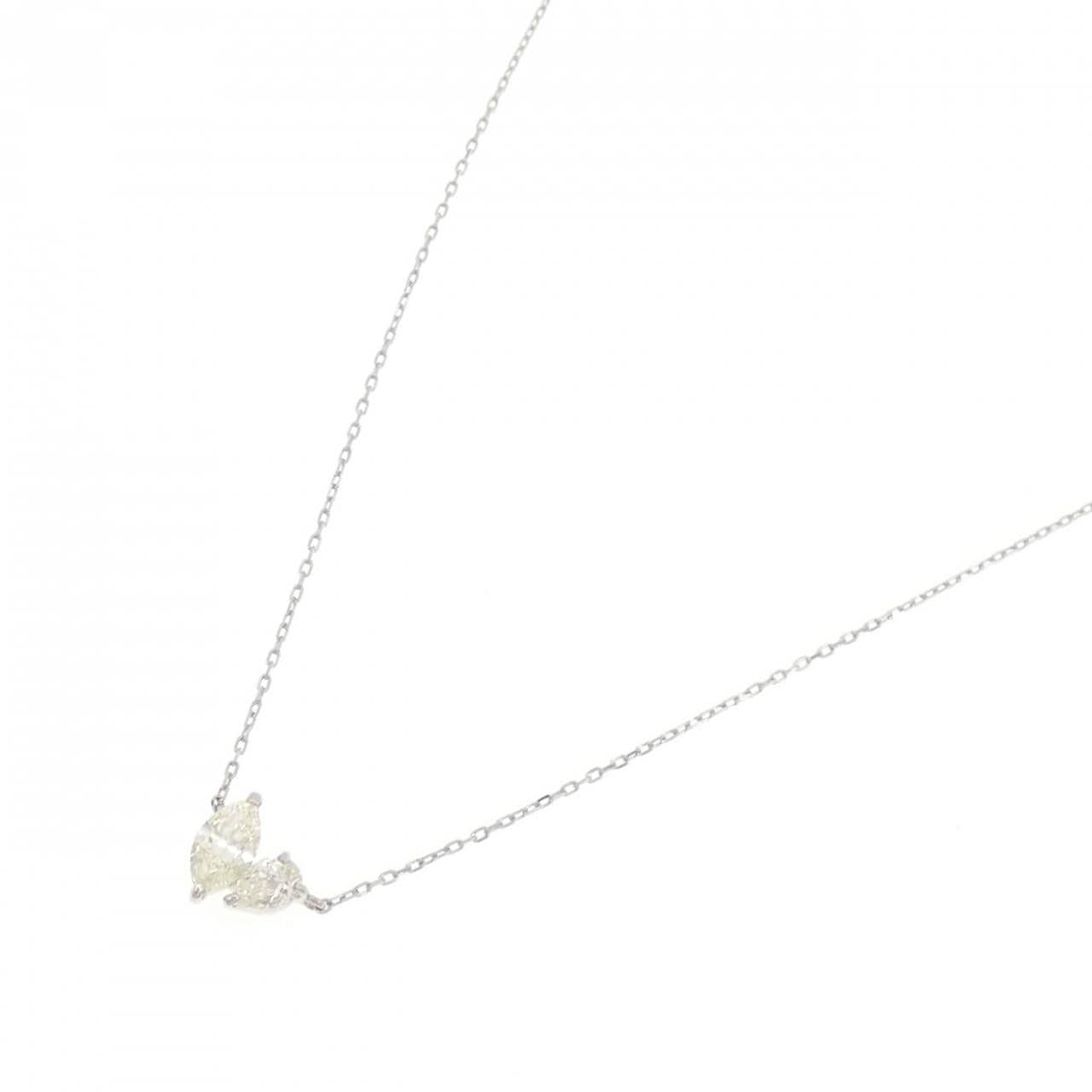 【新品】PT900/PT850 ダイヤモンド ネックレス 0.30CT