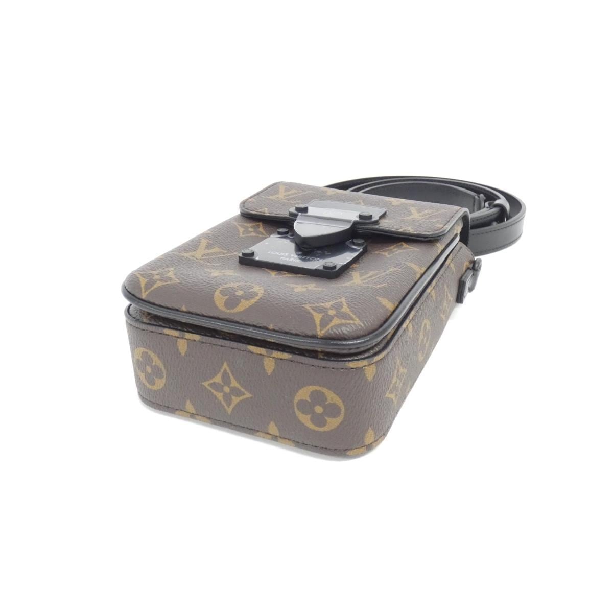 [未使用品] LOUIS VUITTON Monogram Macassar S Rock竖版穿戴錢包 M81522 包