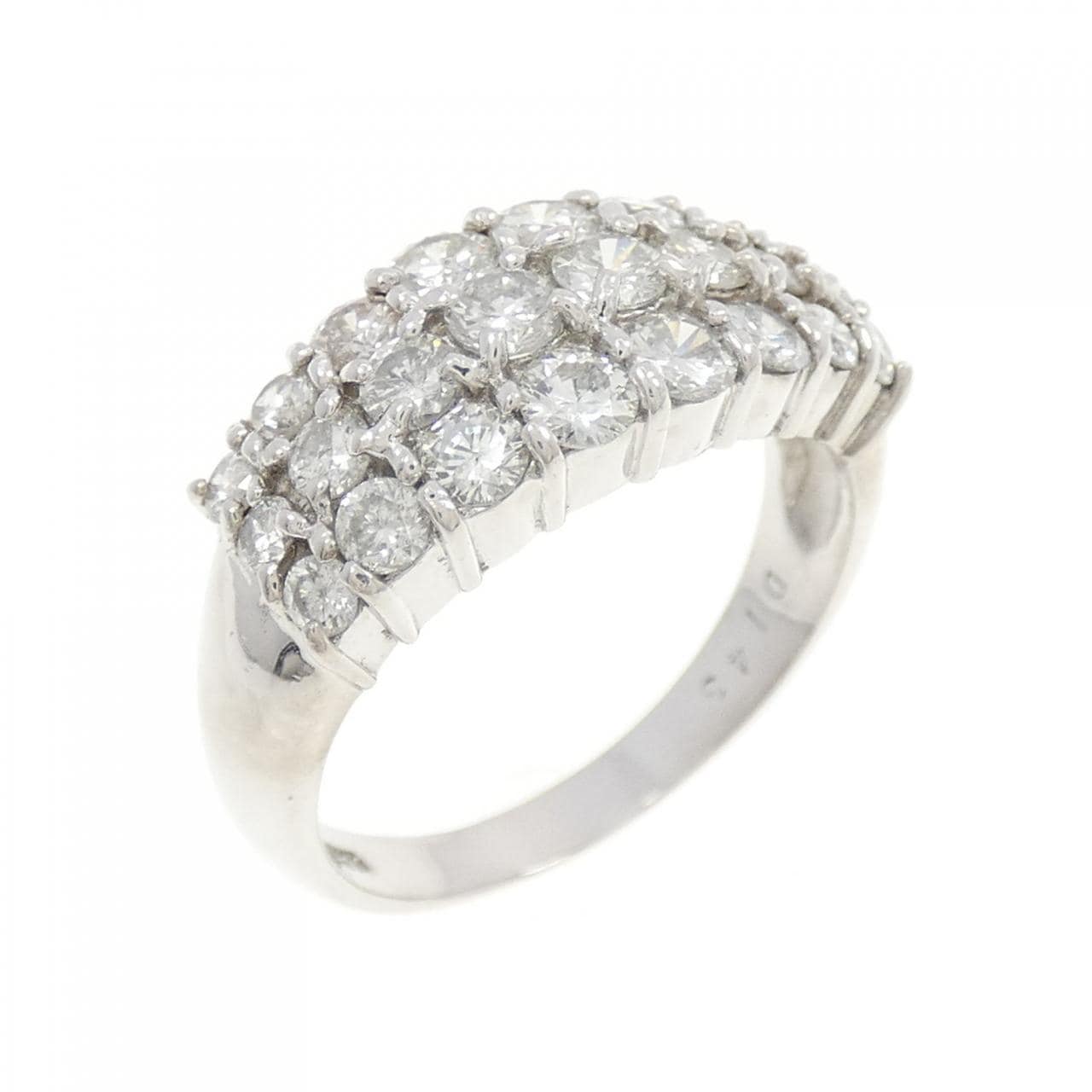 PT850 パヴェ ダイヤモンド リング 1.43CT