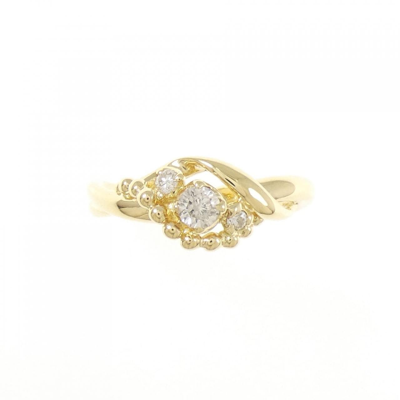 K18YG ダイヤモンド リング 0.15CT