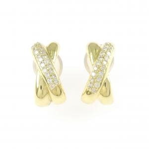 K18YG ダイヤモンド ピアス 0.4CT
