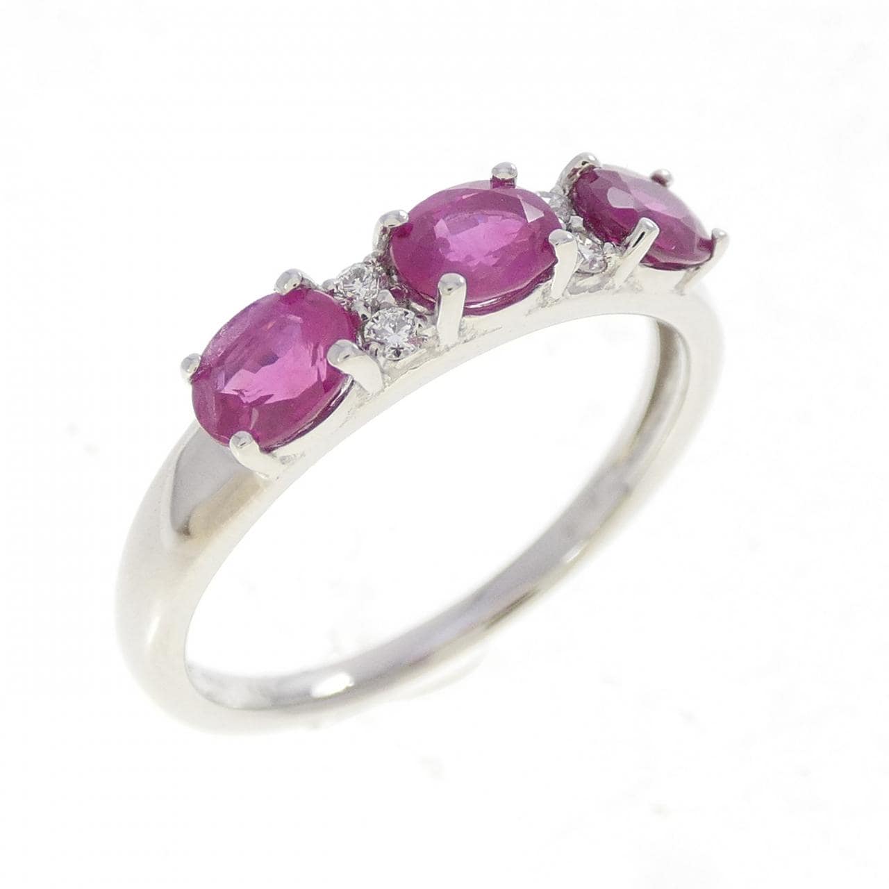 PT950 ルビー リング 0.70CT