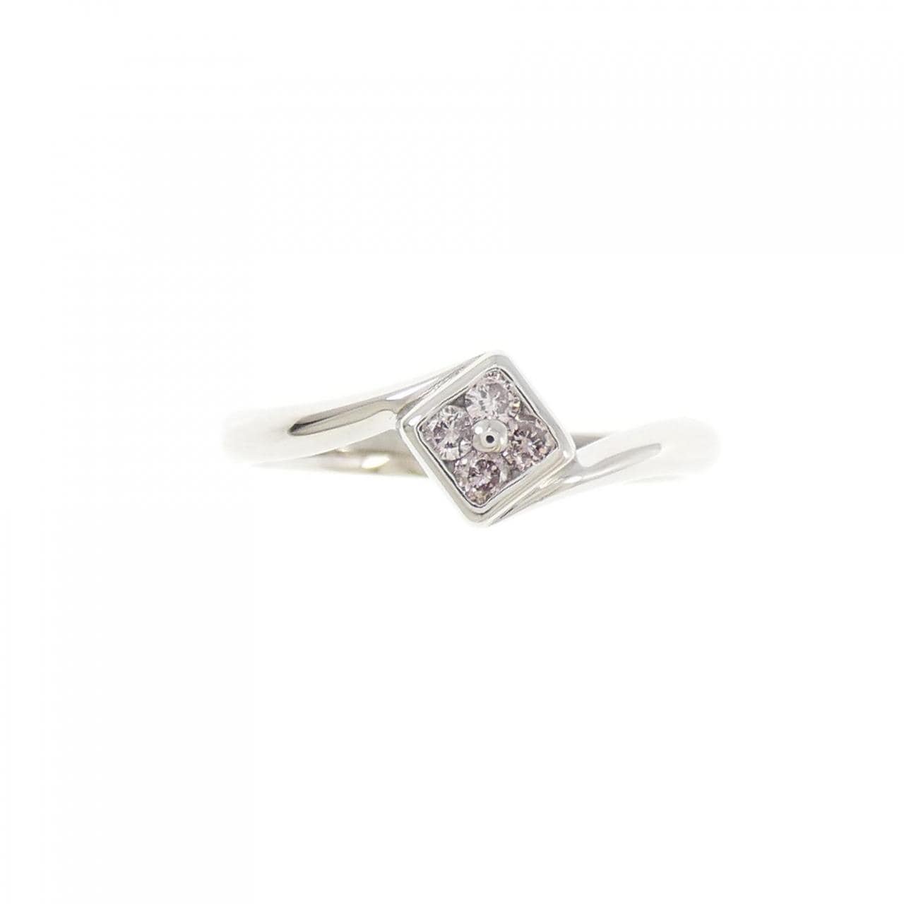 PT900 ピンクダイヤモンド リング 0.10CT