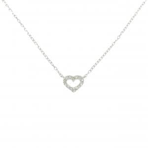 クミキョク ハート ダイヤモンド ネックレス 0.05CT