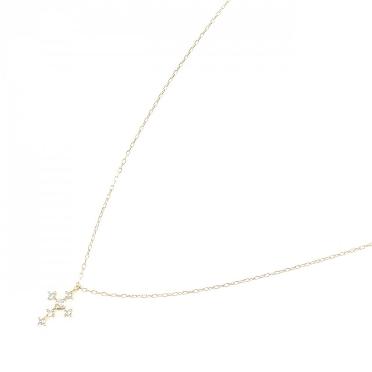 アーカー シェリークロス ネックレス 0.02CT