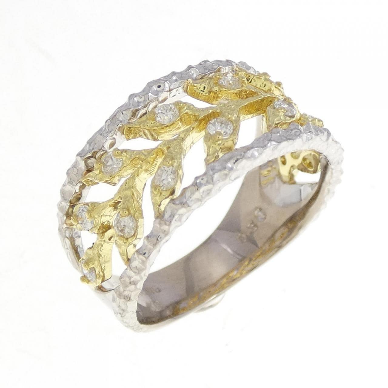 K18YG/K18WG Diamond ring 0.30CT