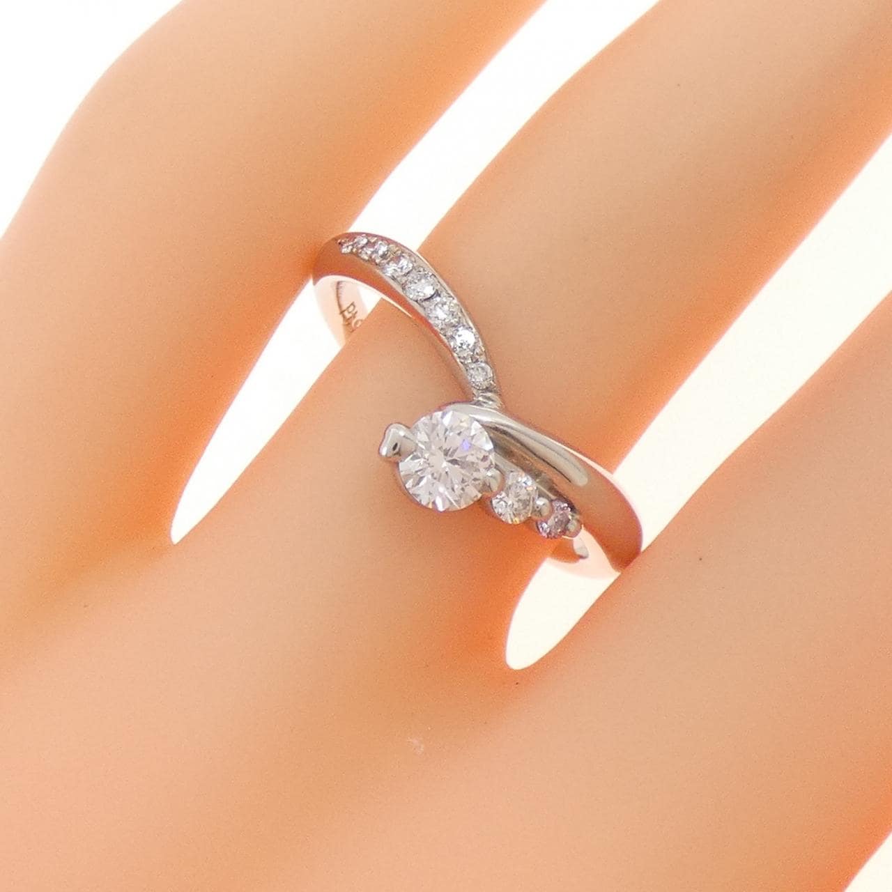 PT900 ダイヤモンド リング 0.270CT F SI1 3EXT