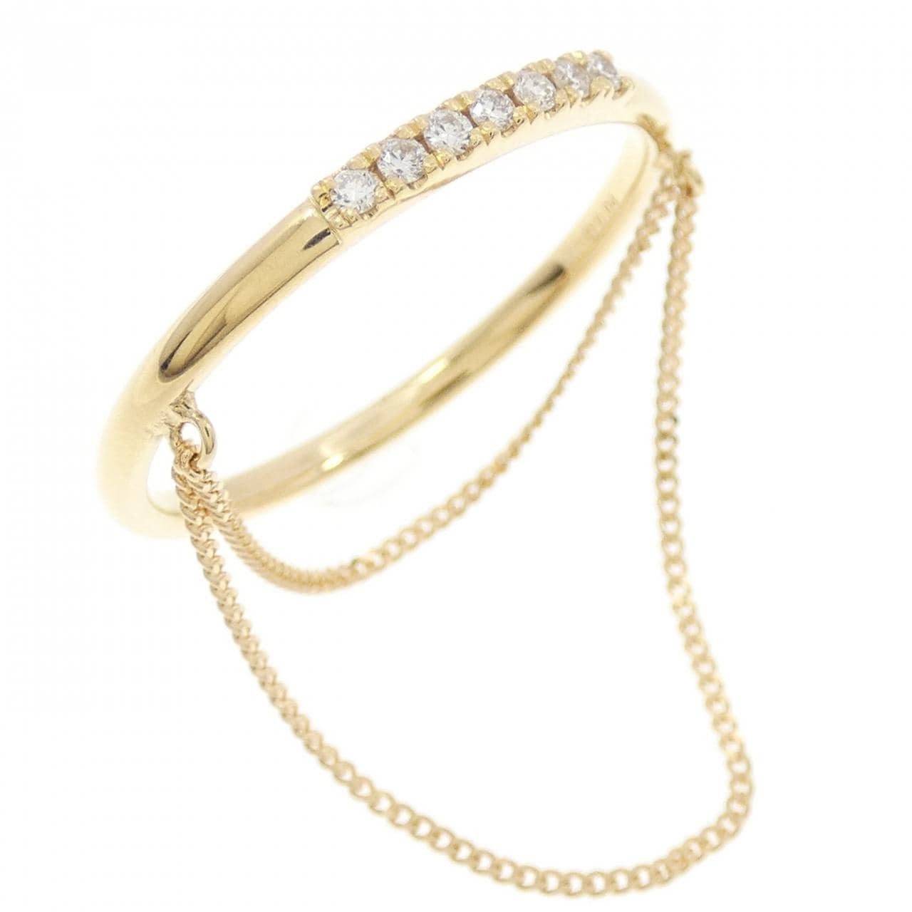 アーカー シャンデリアチェーン リング 0.04CT