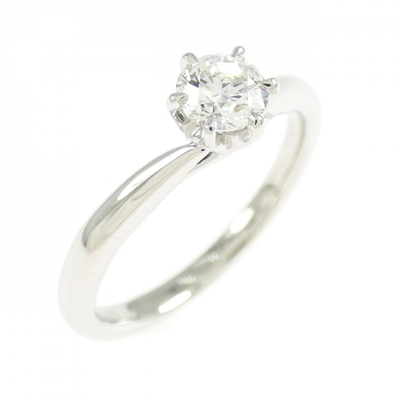 PT950 ダイヤモンド リング 0.303CT H VVS2 3EXT H&C