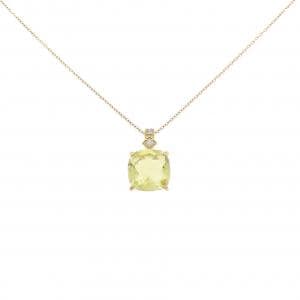 K18YG クオーツ ネックレス 3.33CT
