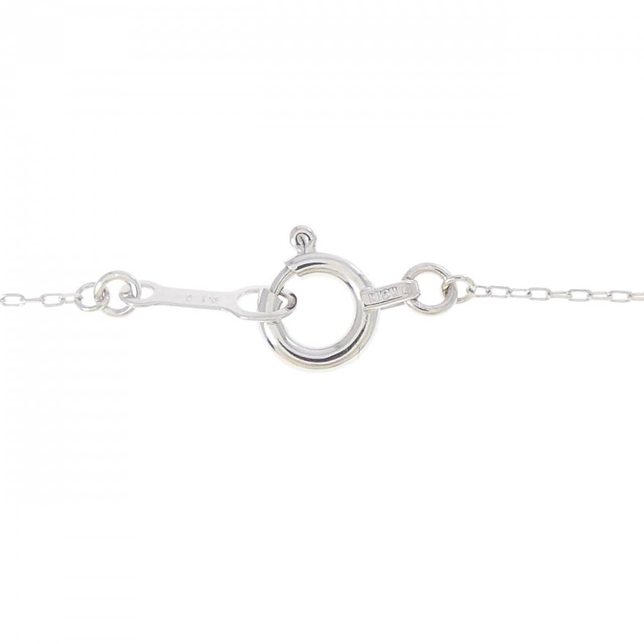 K18WG ダイヤモンド ネックレス 0.10CT