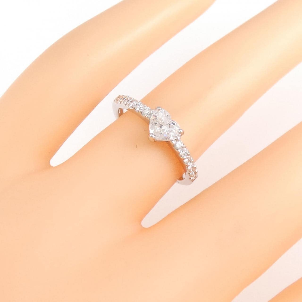 [Remake] PT Diamond Ring 0.502CT D VVS2 Heart Shape