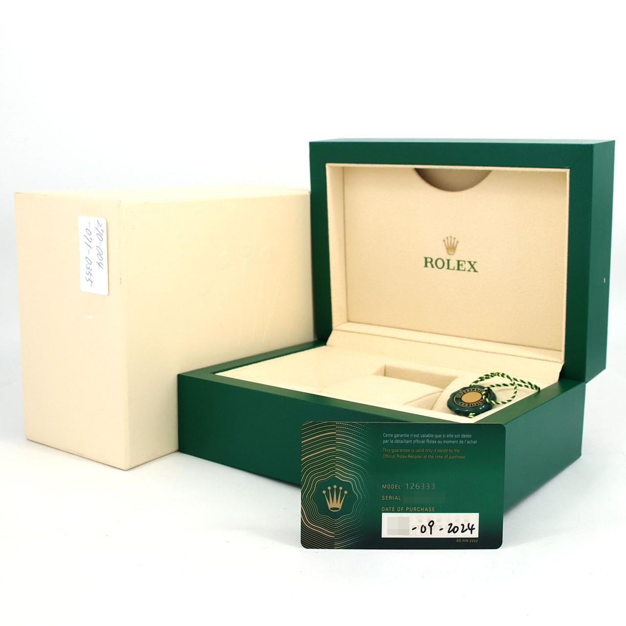 ROLEX Datejust 126333G･3 SSxYG Automatic Random Number