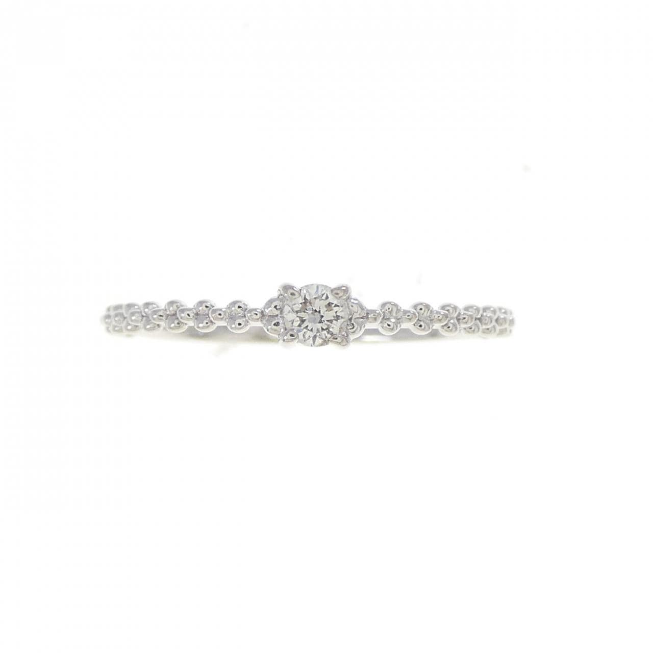 K10WG ダイヤモンド リング 0.06CT