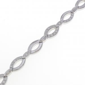 K18WG ダイヤモンド ブレスレット 0.55CT