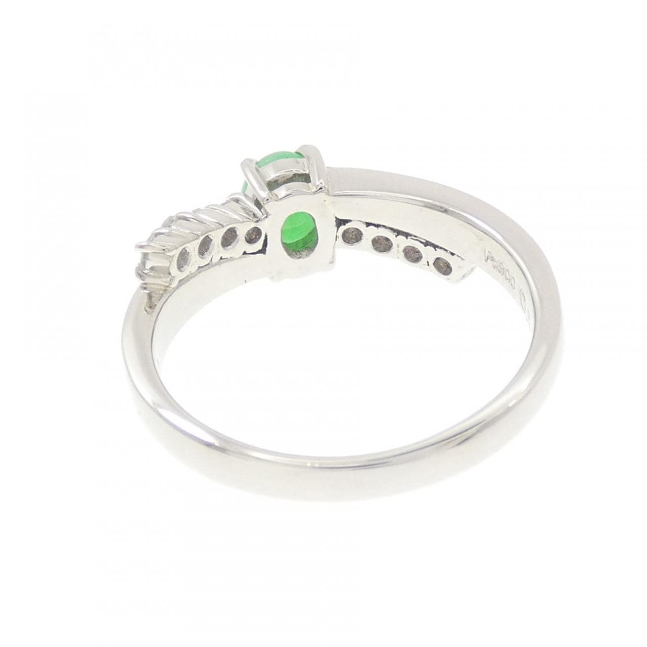 PT900 ヒスイ リング 0.59CT