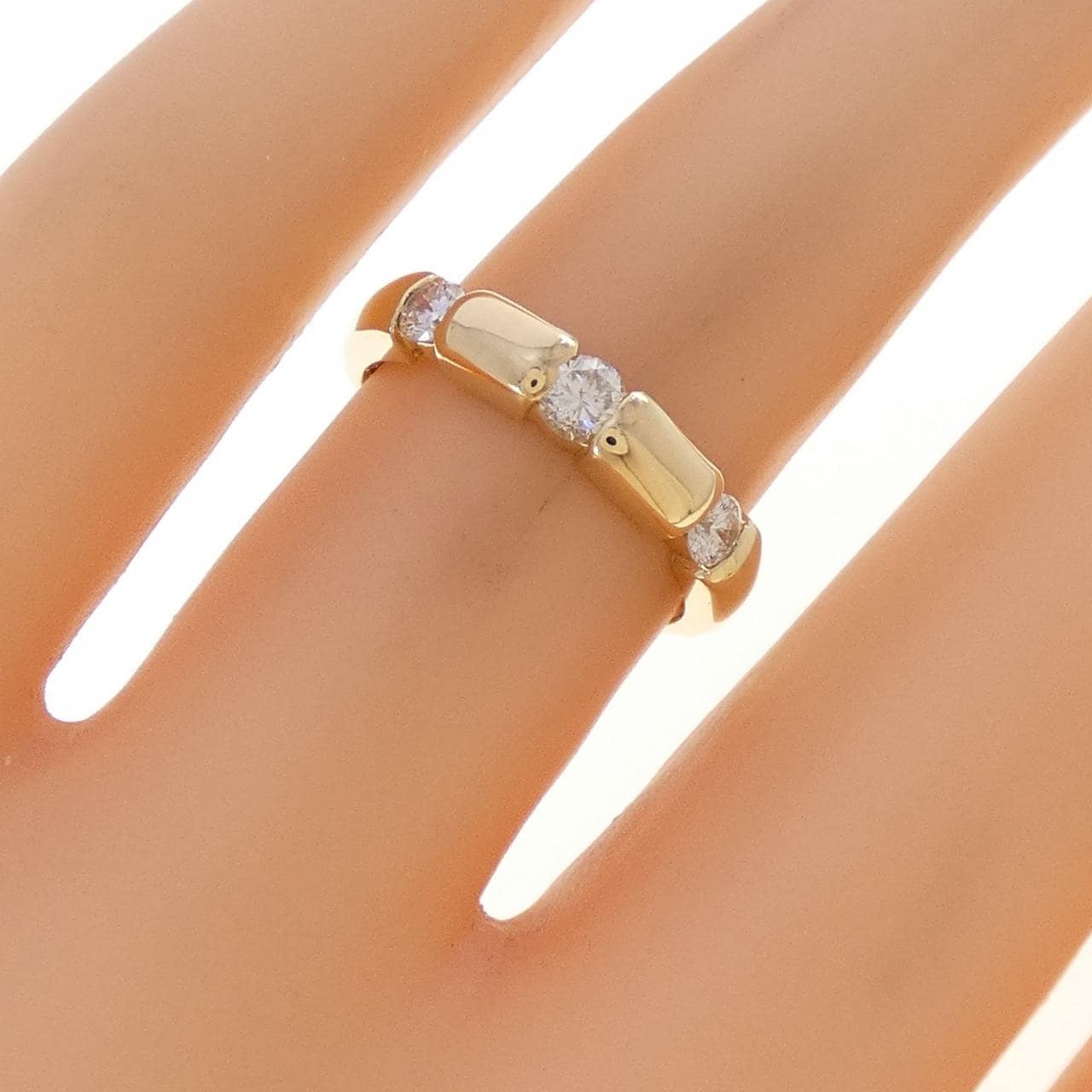 K18YG ダイヤモンド リング 0.30CT