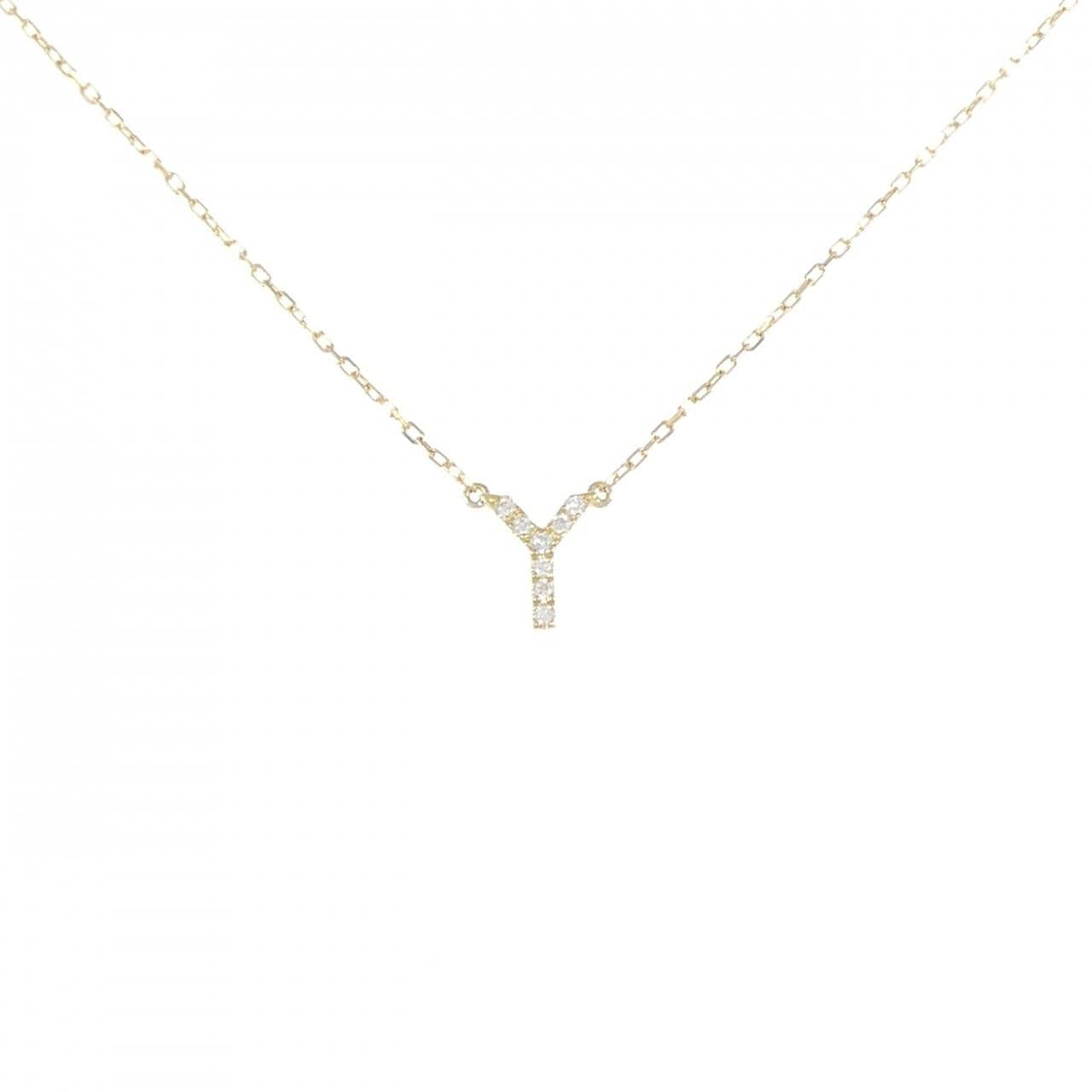 AHKAH首字母项链 0.03CT