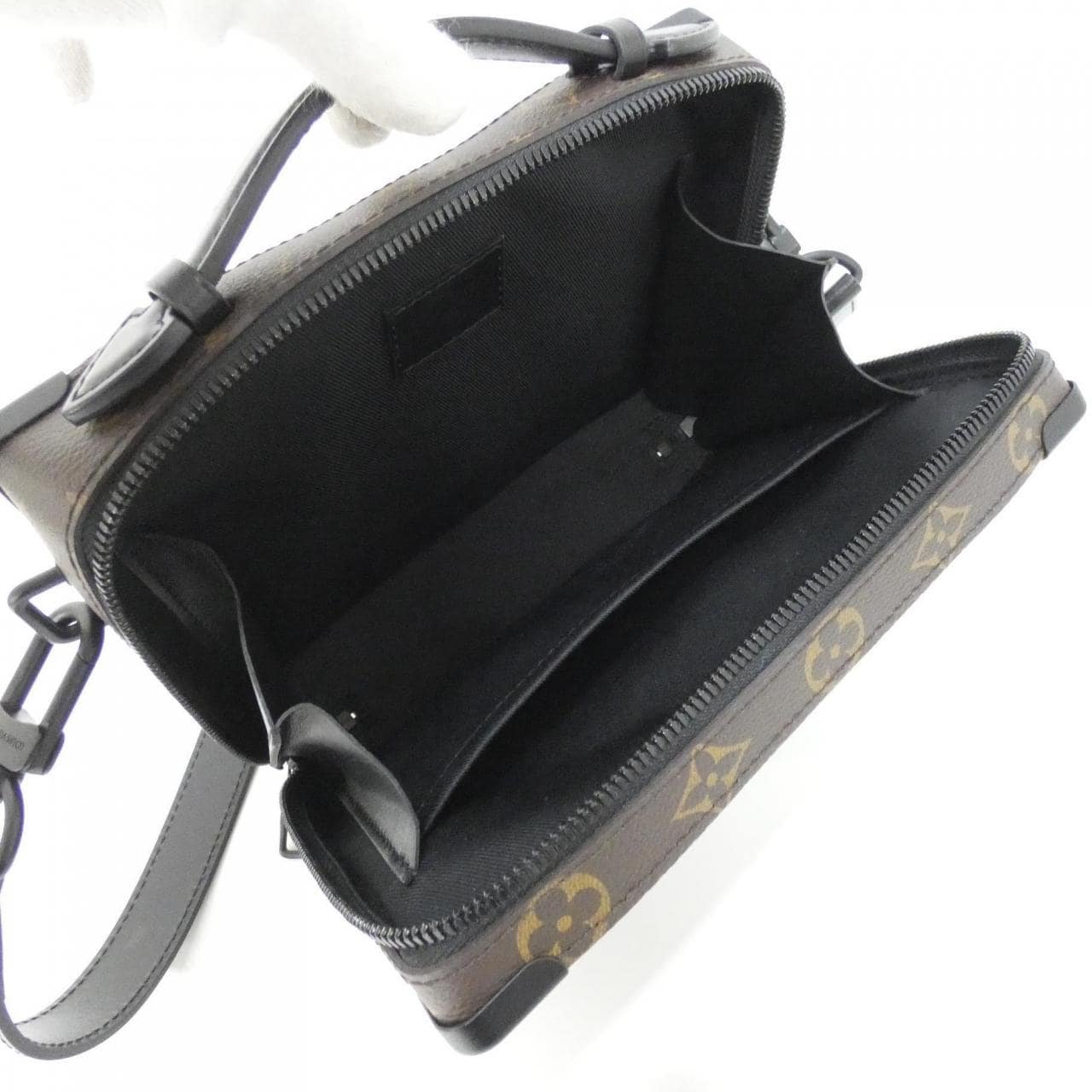ルイヴィトン モノグラム マカサー ハンドル ソフトトランク M45935 ショルダーバッグ