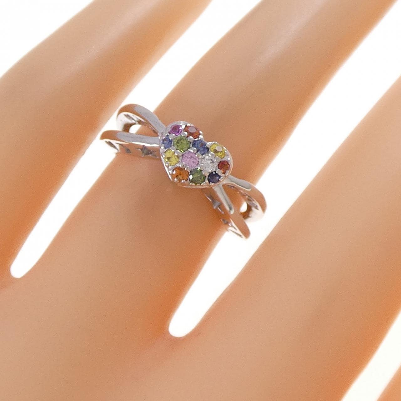 ポンテヴェキオ ハート リング 0.18CT