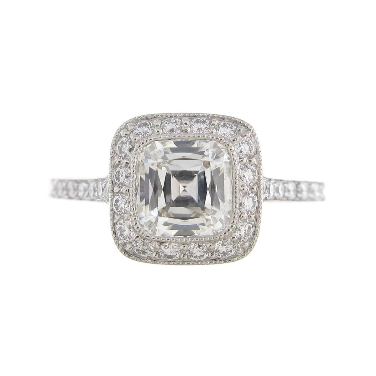 で記念購入 ティファニー ルシダ 0.33ct 鑑定書付き