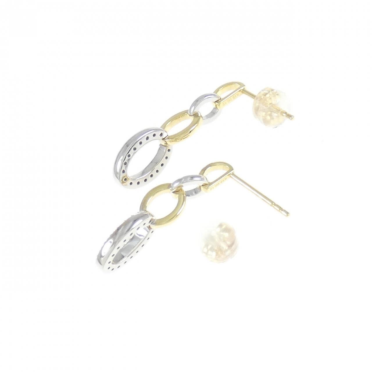 K18YG/K18WG Diamond Earrings 0.24CT