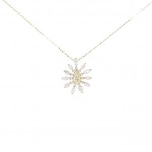 【新品】K18YG ダイヤモンド ネックレス 0.42CT