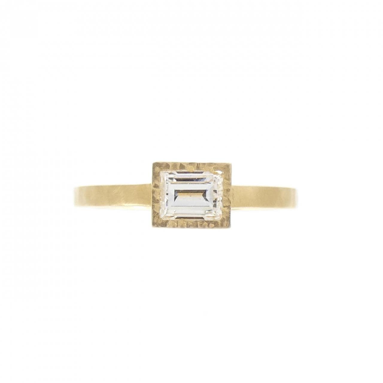 [BRAND NEW] K18YG Diamond Ring 0.28CT