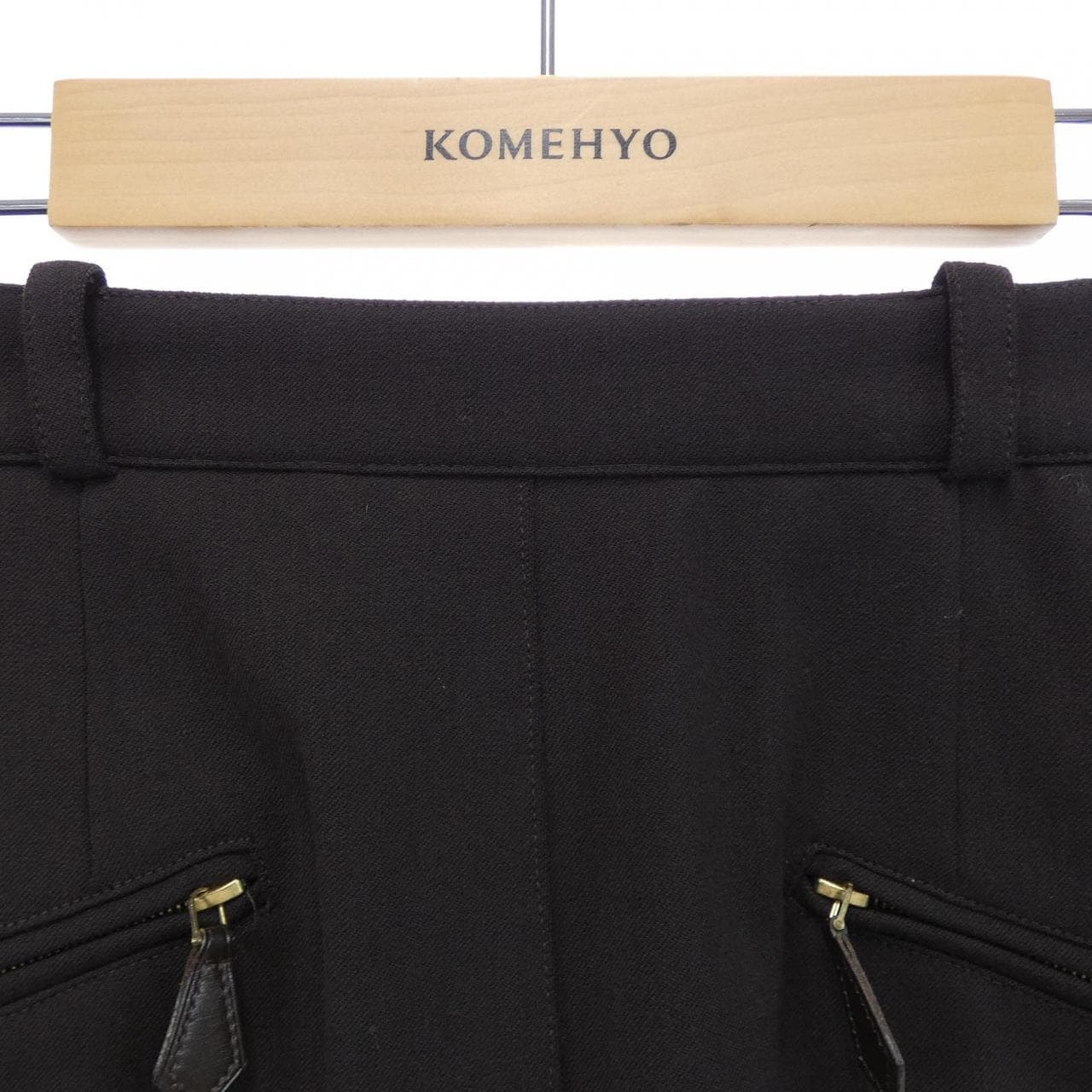 【ヴィンテージ】エルメス HERMES サイドジップ スカート