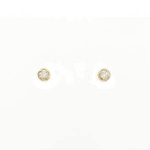 K18YG ダイヤモンド ピアス