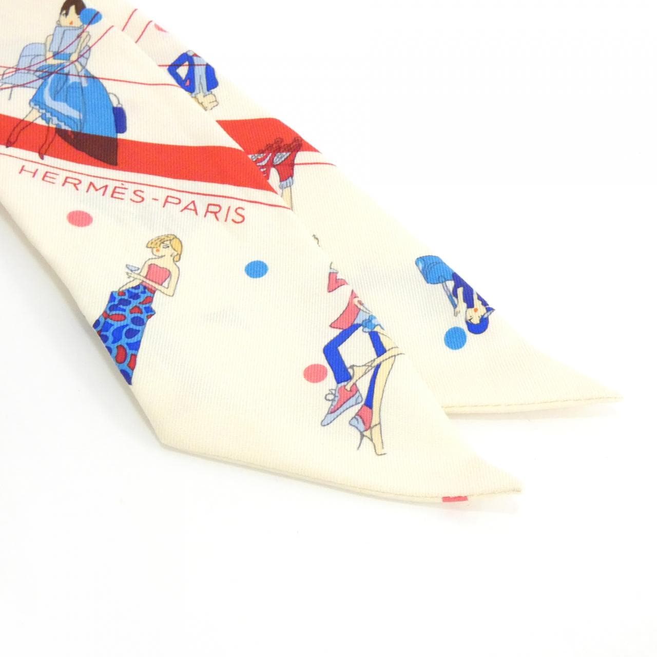 エルメス EX-LIBRIS LES PARISIENNE ツイリー 063416S スカーフ