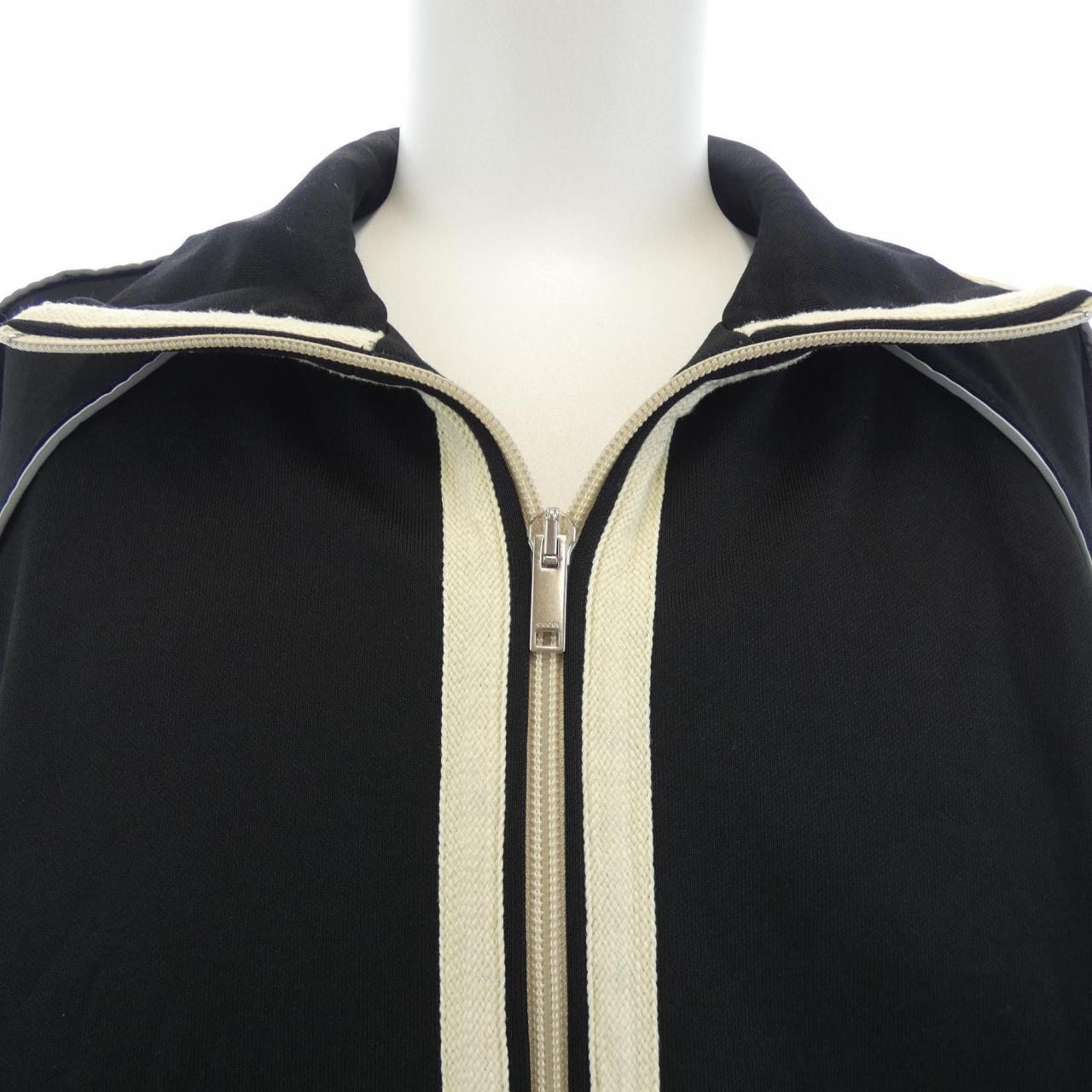 Gucci Oversized Technical Jersey Jacket with Interlocking G 598861 XJBZ8