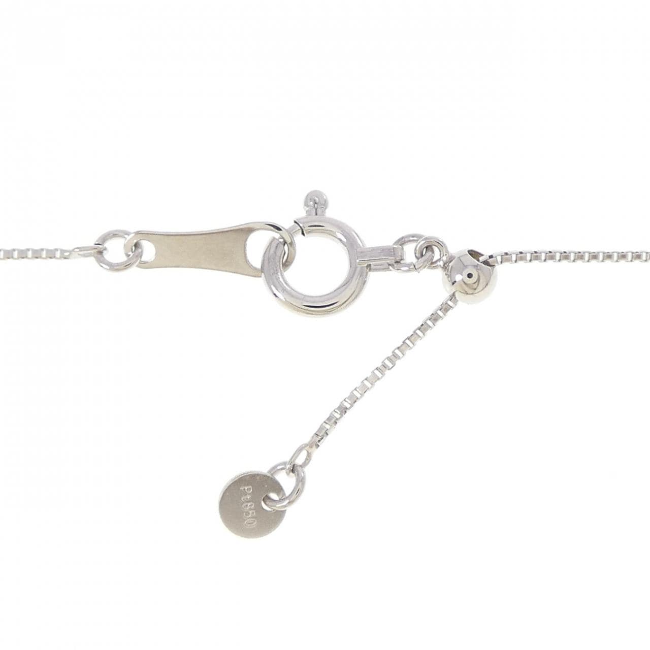 PT900/PT850 ソリティア ダイヤモンド ネックレス 0.335CT