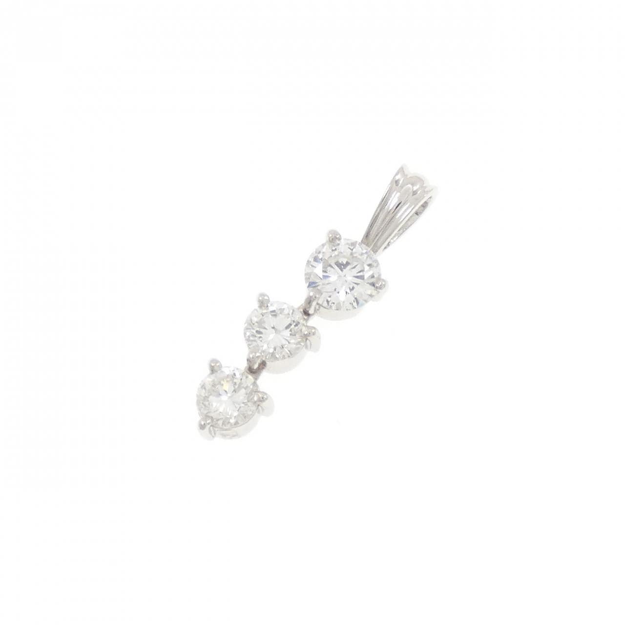 PT900 ダイヤモンド ペンダント 0.79CT