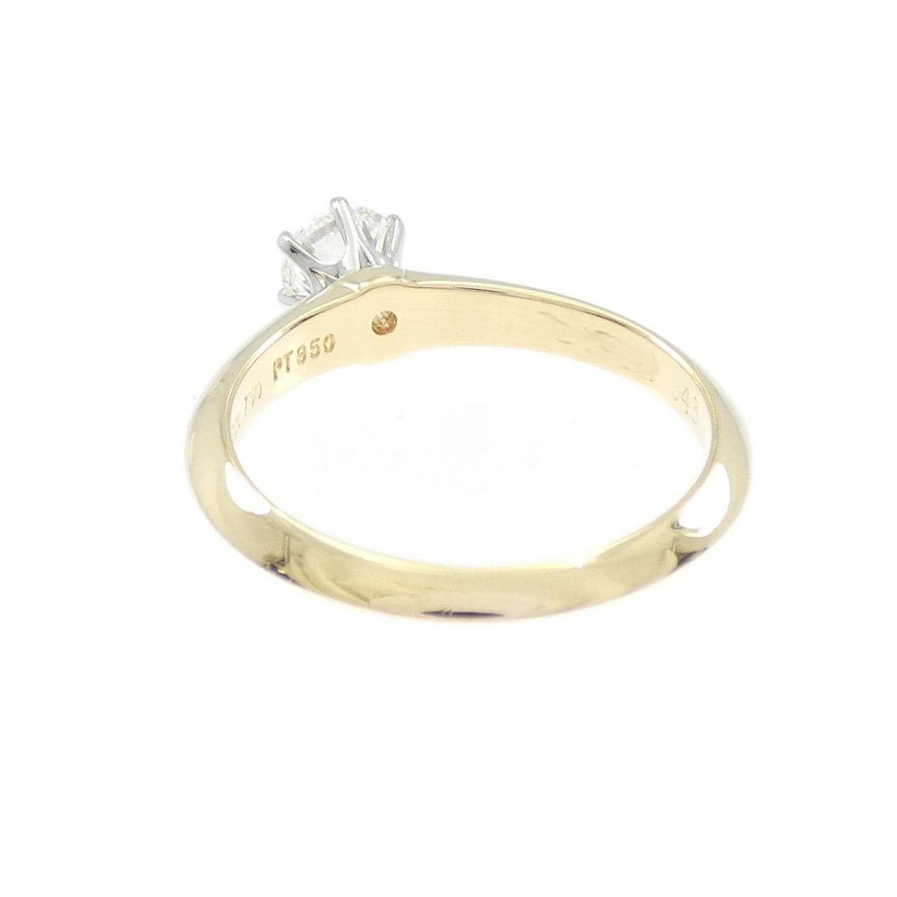 ティファニー クラシックソリティア リング 0.43CT G IF