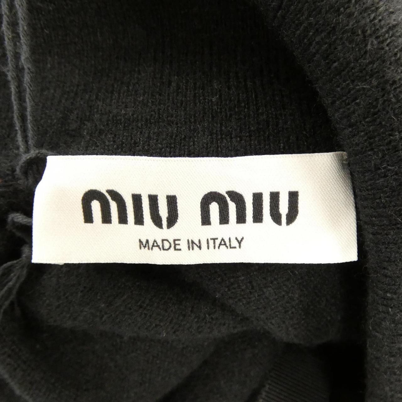 ミュウミュウ MIU MIU MIU MIUロゴ MMF890 S000 13S1 カーディガン